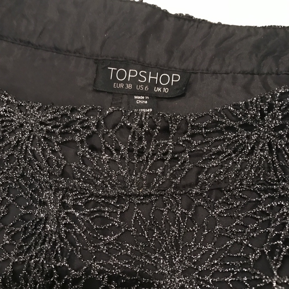 💫Topshop sparkle shorts. Perfect for holiday!💫 - Picture 2 of 2